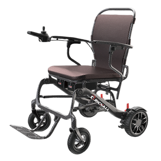 RC--W3902 Full Carbon Fabric rehabilitation Electric Wheelchair 