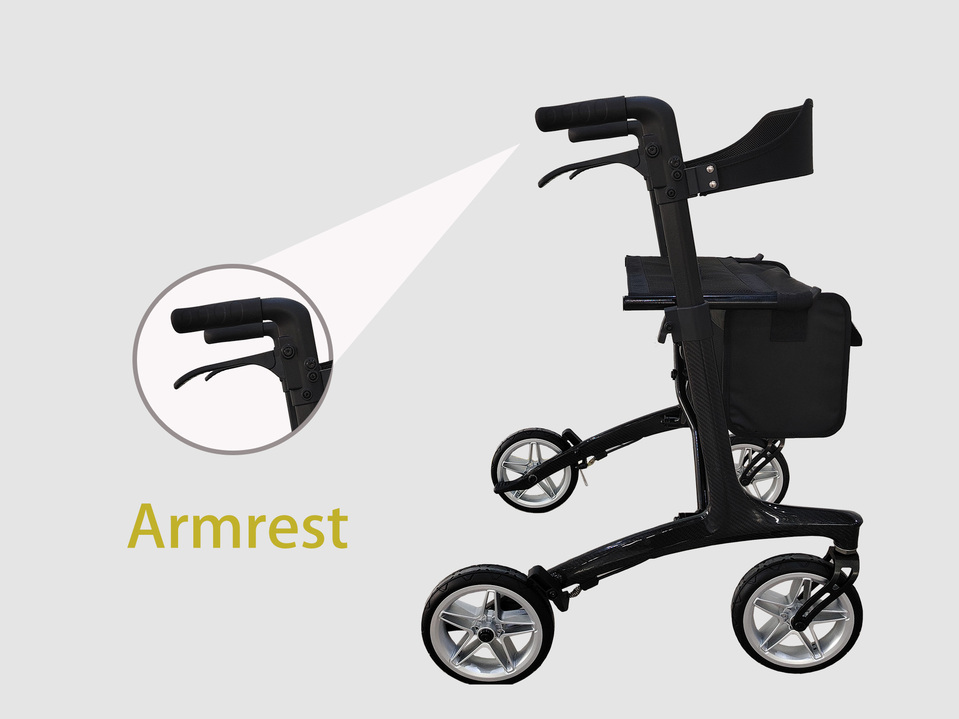 Walker armrest