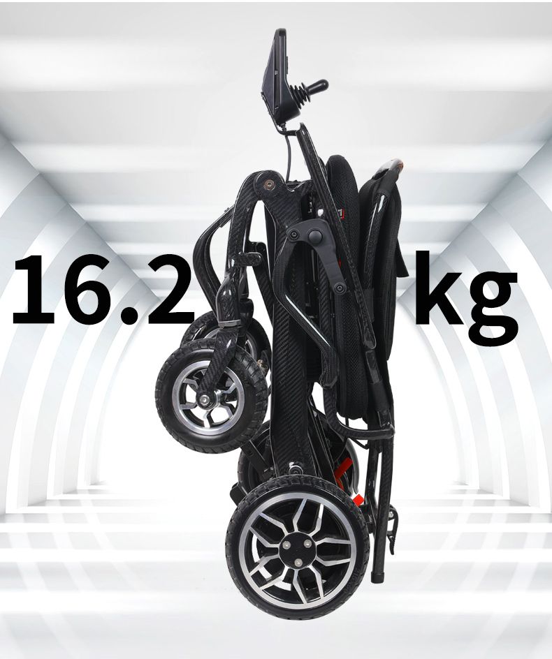 Folding of wheelchair