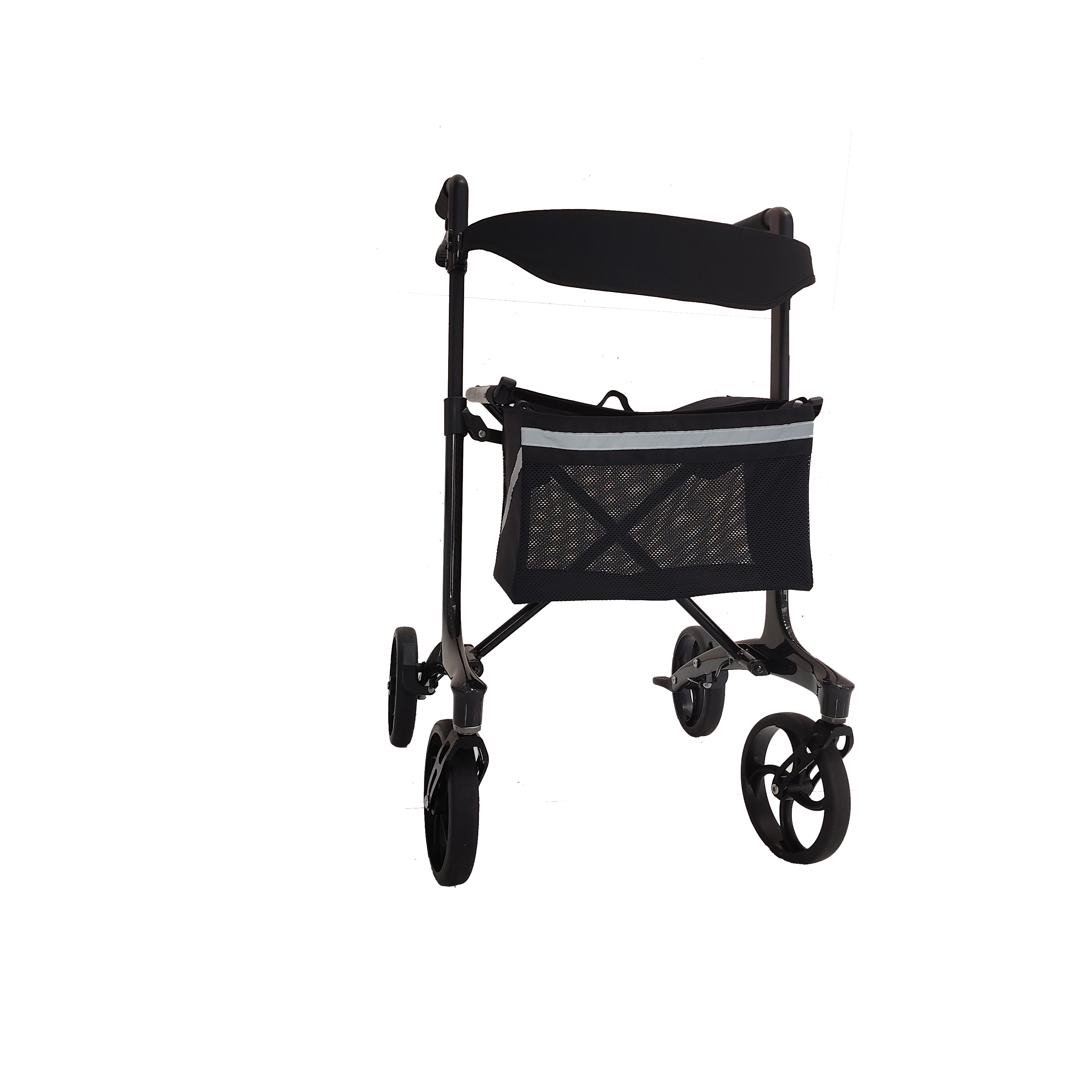 Manual Wheelchair Trolley walker Medical Care Adult Elderly Foldable walker With Seat