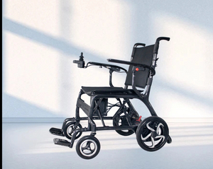 2024 Carbon Fibre Travel Folding Power Electric Ultra Lightweight Wheelchair for Sale